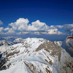 Flugwegposition um 14:42:19: Aufgenommen in der Nähe von Hafning bei Trofaiach, Österreich in 2127 Meter